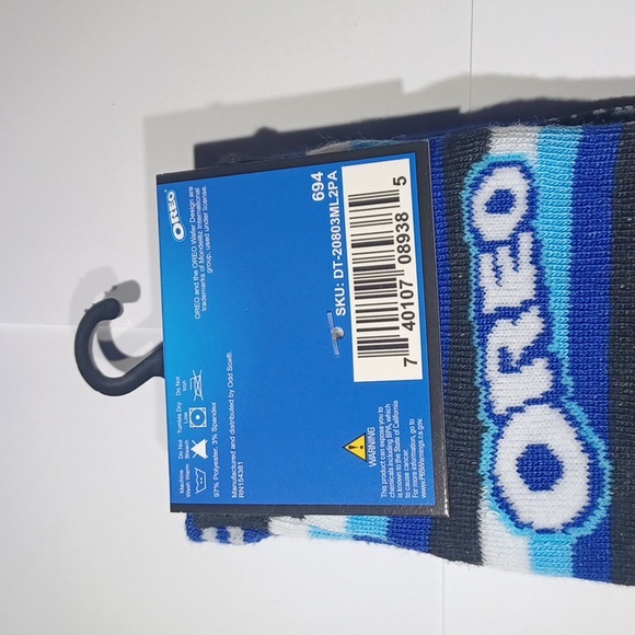 Oreo 2Pk Socks NWT - Picture 4 of 4